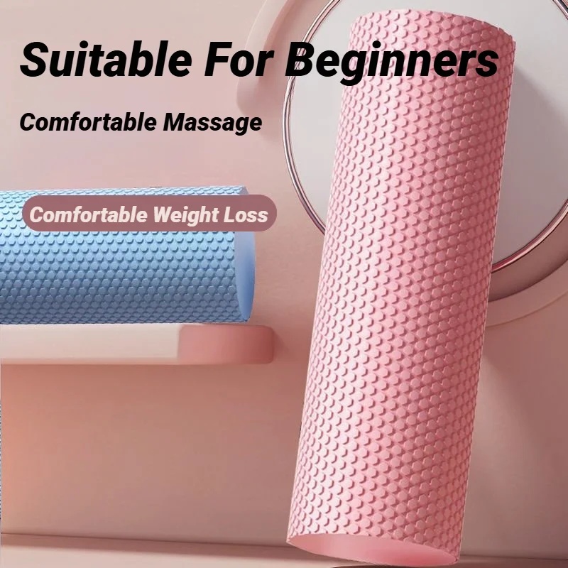 Pilate Yoga Workout - ヨガローラー、丸型EVAフォーム製、ピラティスエクササイズ用、自宅でのトレーニングに最適、マッサージ、筋力トレーニング、ジム、スポーツ用、JJ5249