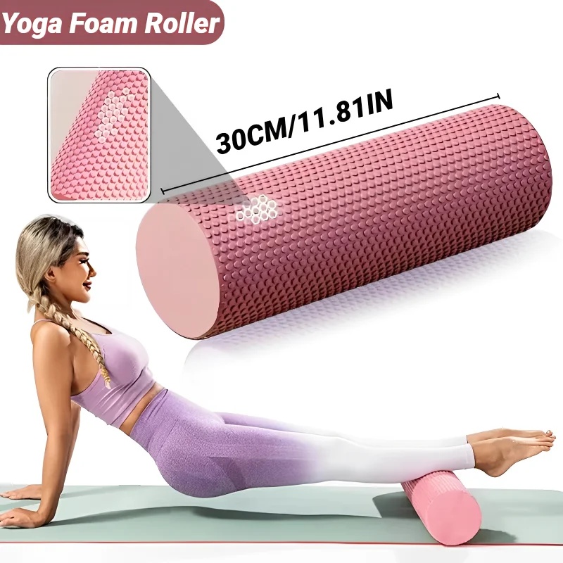 ヨガローラー、丸型EVAフォーム製、ピラティスエクササイズ用 - Pilate Yoga Workout のレビューと価格
