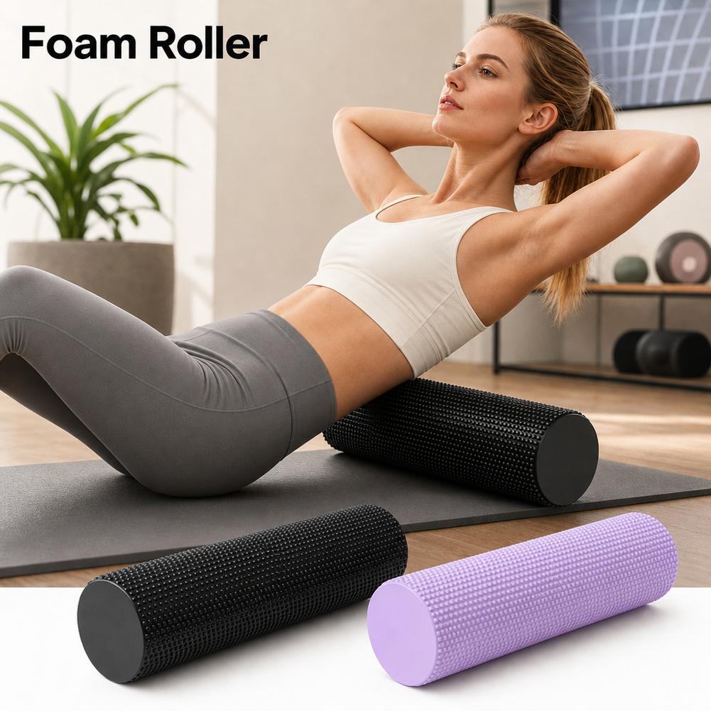 EVAヨガフォームローラー高密度ワークアウトリカバリーボディ - Pilate Yoga Workout のレビューと価格